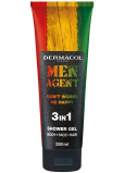 Dermacol Men Agent 3v1 Don't Worry Be Happy sprchový gel na tělo, obličej a vlasy 250 ml