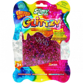 Joker Slimy Glitzi Sliz fialové hvězdy 120 g