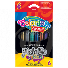 Colorino Popisovače metalické 6 barev