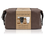 Baylis & Harding Konopí a bergamot šampon na vlasy 100 ml + mycí gel a šampon na vlasy 100 ml + sprchový gel 50 ml + balzám po holení 50 ml + kosmetická taštička, kosmetická sada pro muže