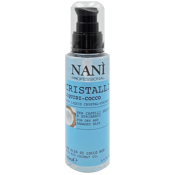Naní Professional Milano Kokos tekuté krystaly pro suché a lámavé vlasy 100 ml