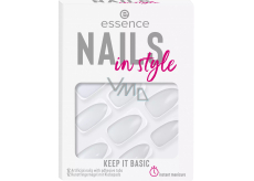 Essence Nails In Style umělé nehty 15 Keep It Basic 12 kusů