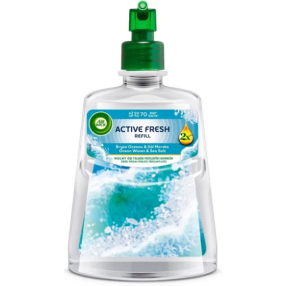 Air Wick Active Fresh náhradní náplň Oceán & Mořská sůl, 228 ml