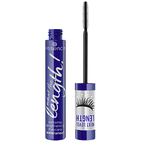 Essence řasenka What the length! 02 Black Waterproof, 10 ml