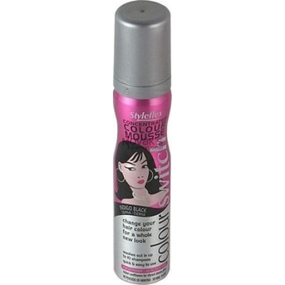 Styleflex Colour Switch pěnové barvící tužidlo Černá 75 ml