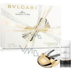 Bvlgari Mon Jasmin Noir parfémovaná voda 25 ml + tělové mléko 30 ml, pro ženy dárková sada