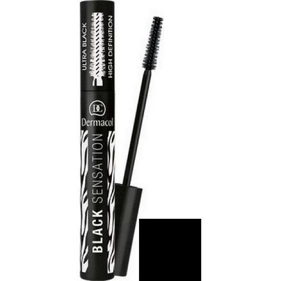 Dermacol Black Sensation Lengthening řasenka odstín černá 12,5 ml
