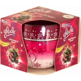 Glade by Brise Blackberry Frost vonná svíčka ve skle, doba hoření až 30 hodin 120 g