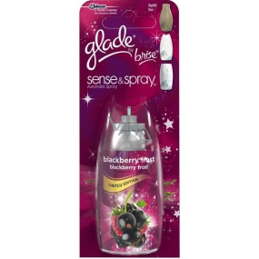 Glade Sense & Spray Blackberry Frost osvěžovač vzduchu náhradní náplň 18 ml sprej
