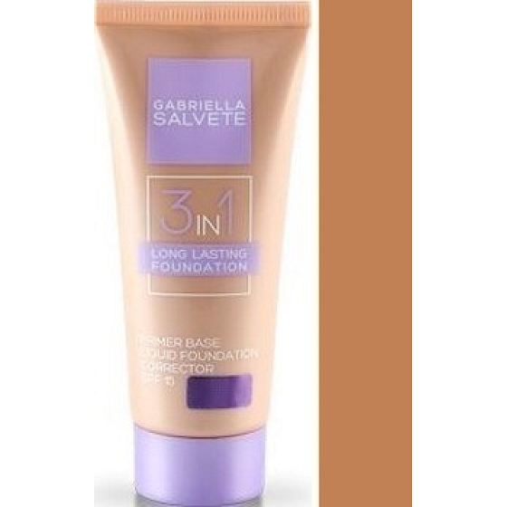 Gabriella Salvete Long Lasting Foundation 3v1 SPF15 make-up 05 Toffee 30 ml