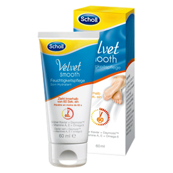 Scholl Velvet Smooth hydratační krém na nohy 60 ml