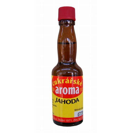 Aroma Jahoda Lihová příchuť do pečiva, nápojů, zmrzlin a cukrářských výrobků 20 ml