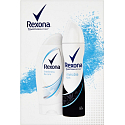Rexona Freshness & Care sprchový gel 250 ml + Invisible Aqua antiperspirant deodorant sprej pro ženy 150 ml, kosmetická sada