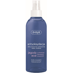 Ziaja Acai Berry pleťový tonik s kyselinou hyaluronovou rozprašovač 200 ml