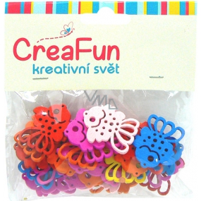 CreaFun Ryby 2,8 x 3,3 cm 25 kusů