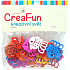 CreaFun Ryby 2,8 x 3,3 cm 25 kusů