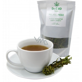 Dr. CBD Relaxujtééé Konopný čaj působí antibakteriálně, protizánětlivě, podporují imunitu ruční sběr 25 g