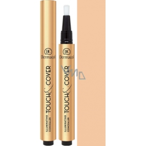 Dermacol Highlighting Click Concealer Touch & Cover rozjasňující korektor v peru 01 3 ml