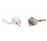 Trixie Chlupatá myš hračka pro psy 8 cm 2 kusy