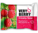 Very Berry Raspberry & Macadamia Oil - Malina a makadamiový olej toaletní mýdlo s esencemi 100 g