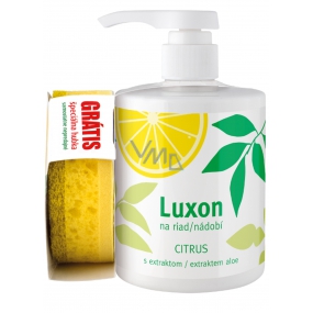 Luxon Citrus na nádobí 450 ml dávkovač + houbička