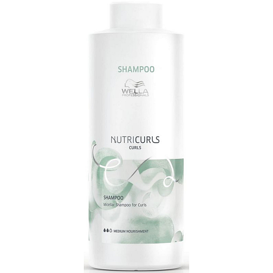 Wella Nutricurls Micellar Curls micelární šampon pro kudrnaté vlasy 1000 ml maxi