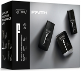 Str8 Faith voda po holení pro muže 50 ml + deodorant sprej 150 ml + sprchový gel 250 ml, kosmetická sada