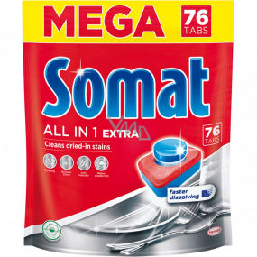 Somat All in 1 Extra tablety do myčky na nádobí 76 kusů