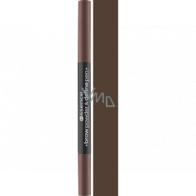 Essence Brow Powder & Define Pen pero na obočí 02 Warm Dark Brown 0,4 g