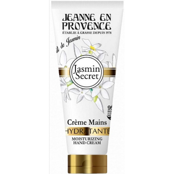 Jeanne en Provence Jasmin Secret - Tajemství Jasmínu hydratační vyživující krém na ruce 75 ml