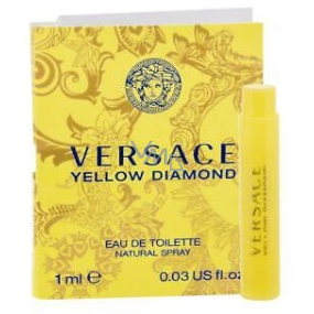 Versace Yellow Diamond toaletní voda pro ženy 1,5 ml s rozprašovačem, vialka