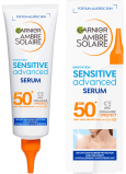 Garnier Ambre Solaire Sensitive Advanced SPF 50+ ochranné sérum proti slunečnímu záření s ceramidy 125 ml
