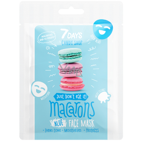 7Days Macarons textilní pleťová maska pro všechny typy pleti 25 ml