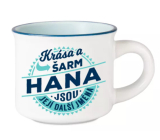 Albi Espresso hrneček Hana - Krása a šarm jsou její další jména 45 ml