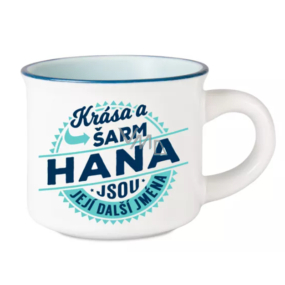 Albi Espresso hrneček Hana - Krása a šarm jsou její další jména 45 ml