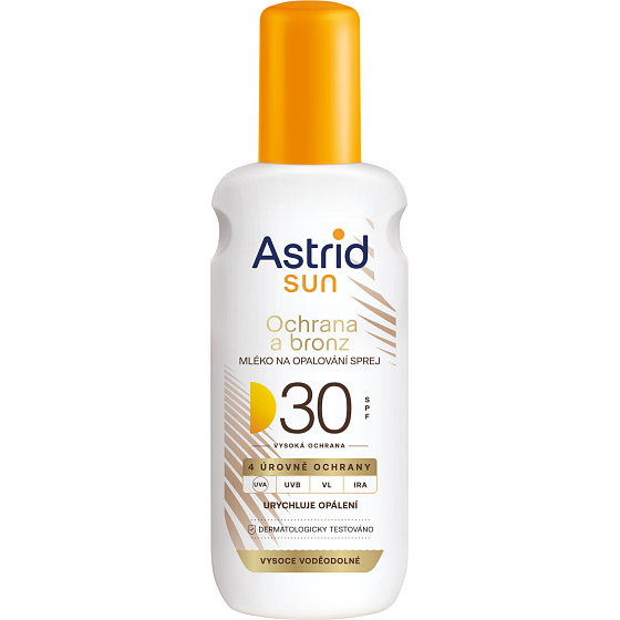 Astrid Sun OF30 Bronz mléko na opalování ve spreji 150 ml