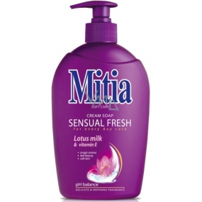 Mitia Sensual Fresh tekuté mýdlo dávkovač 500 ml