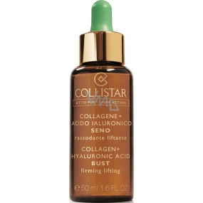 Collistar Attivi Puri Collagen+ Hyaluronic Acid Bust Firming Lifting zpevňující a vyhlazující čisté látky na prsa a dekolt 50 ml