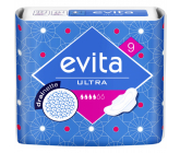 Evita Ultra Drainette hygienické vložky s křidélky 9 kusů