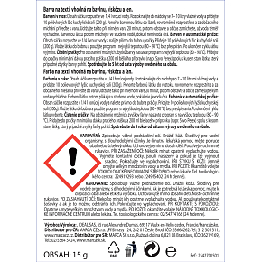 Ideal Duha olivově zelená, barva na textil na bavlnu, viskozu a len, na 300 g látky, 15 g