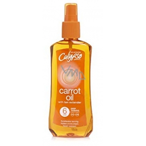 Calypso Carrot Oil SPF6 karotkový olej na opalování 200 ml