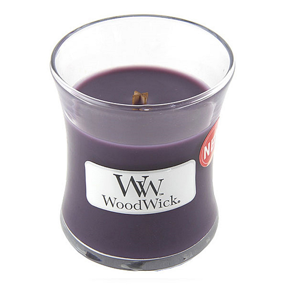 WoodWick Fig - Fík vonná svíčka s dřevěným knotem a víčkem sklo malá 85 g