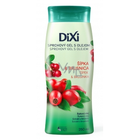 Dixi Šípek a Brusinka sprchový gel s olejem 250 ml