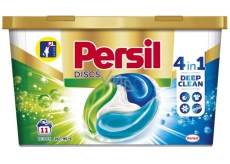 Persil Discs Regular 4v1 kapsle na praní bílého a stálobarevného prádla box 11 dávek 275 g