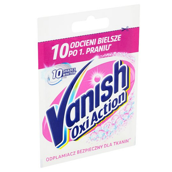 Vanish Oxi Action White odstraňovač skvrn prášek sáček 30 g