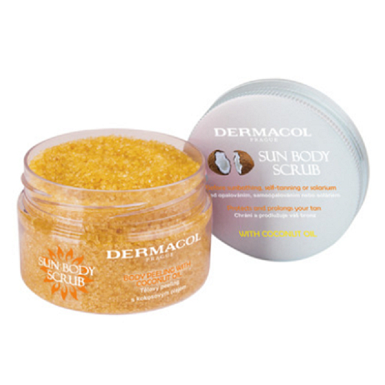 Dermacol Sun Body Scrub tělový peeling s kokosovým olejem 200 g
