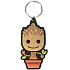Epee Merch Marvel Guardians of the Galaxy Strážci Galaxie - Groot Klíčenka gumová 4,5 x 6 cm