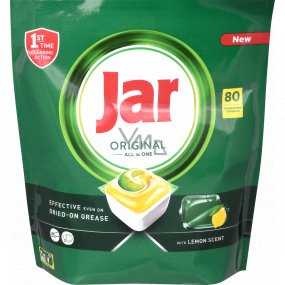 Jar Original All in One Lemon kapsle do myčky nádobí 80 kusů