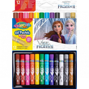 Colorino Olejové pastelky Disney Frozen kulaté 12 barev