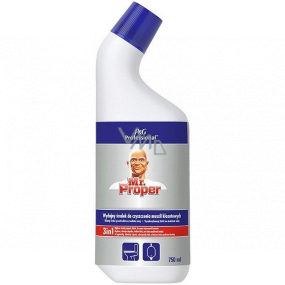 Mr. Proper 3v1 WC čistící prostředek na toaletní mísy 750 ml